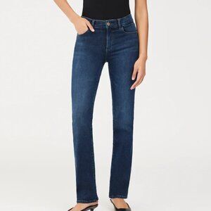 DL1961 Dark Blue Mara High Rise  Instasculpt Straight Jeans Size 29